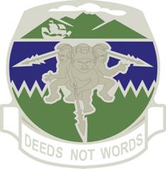 Arms of Waimea High School Junior Reserve Officer Training Corps, US Army