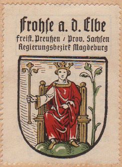 Wappen von Frohse an der Elbe / Arms of Frohse an der Elbe