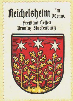 Wappen von Reichelsheim im Odenwald/Coat of arms (crest) of Reichelsheim im Odenwald