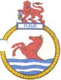 Coat of arms (crest) of SAS Fleur, South African Navy