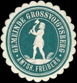 Wappen von Großvoigtsberg/Arms (crest) of Großvoigtsberg