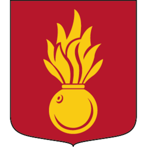 Coat of arms (crest) of the The Artillery Combat School, The Artillery Regiment, Swedish Army