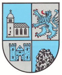 Wappen von Haschbach am Remigiusberg / Arms of Haschbach am Remigiusberg