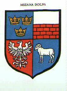 Coat of arms (crest) of Mszana Dolna