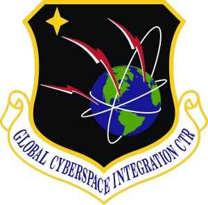 Coat of arms (crest) of the Air Force Global Cyberspace Integration Center, US Air Force