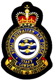 Coat of arms (crest) of the Royal Australian Air Force Staff London