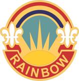 Arms of 42nd Infantry Division Rainbow Division, USA