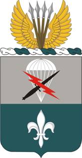 Coat of arms (crest) of the Special Troops Battalion, 82nd Airborne Division, US Army