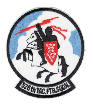 Coat of arms (crest) of the 526th Fighter Squadron, US Air Force