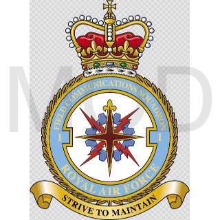 Coat of arms (crest) of the No 1 Field Communications Squadron, Royal Air Force