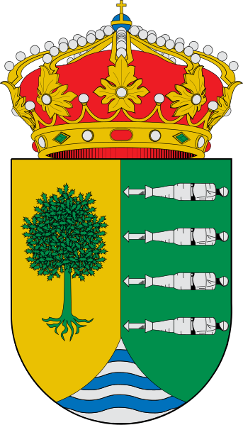 Escudo de Acebo (Cáceres)/Arms (crest) of Acebo (Cáceres)