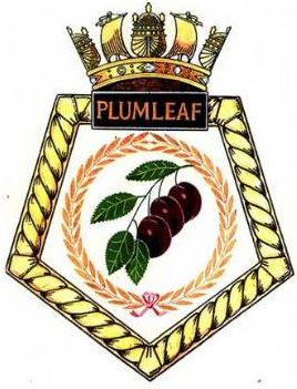 Coat of arms (crest) of the RFA Plumleaf, United Kingdom