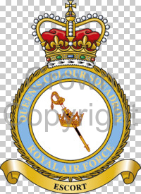 Coat of arms (crest) of the The Queen's Colour Squadron, Royal Air Force