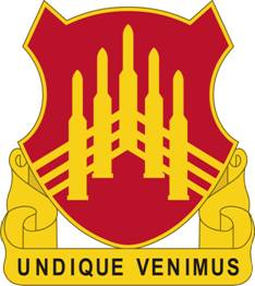 Coat of arms (crest) of 71st Air Defense Artillery Regiment, US Army