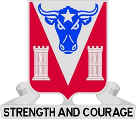 Coat of arms (crest) of 82nd Engineer Battalion, US Army