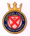 Coat of arms (crest) of the EML Admiral Cowan (M313), Estonian Navy