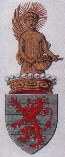 Wapen van Montzen/Arms (crest) of Montzen