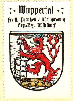 Wappen von Wuppertal/Coat of arms (crest) of Wuppertal