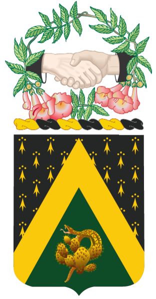 Coat of arms (crest) of 240th Cavalry Regiment, Kentucky Army National Guard