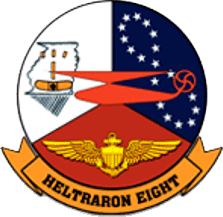 Coat of arms (crest) of the Helicopter Training Squadron 8 (HT-8) Eightballers, US Navy
