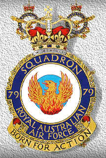 Coat of arms (crest) of the No 79 Squadron, Royal Australian Air Force