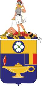 Coat of arms (crest) of 183rd Regiment, Virginia Army National Guard