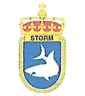 Coat of arms (crest) of the Fast Missile Boat KNM Storm, Norwegian Navy