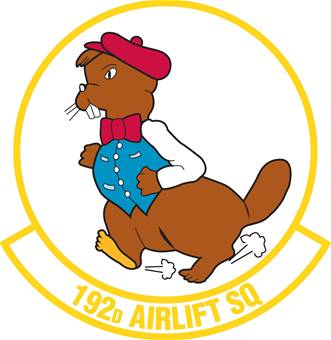 Coat of arms (crest) of the 192nd Airlift Squadron, Nevada Air National Guard
