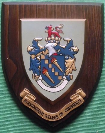 Coat of arms (crest) of Birmingham College of Commerce