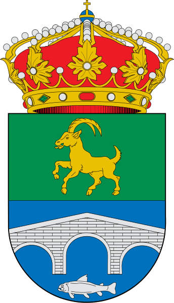 Escudo de La Pesquera (Cuenca)/Arms (crest) of La Pesquera (Cuenca)