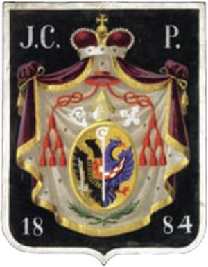 Arms (crest) of Johann Chrysostomos Pogacar