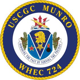 Coat of arms (crest) of the USCGC Munro (WHEC-724)