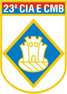 Coat of arms (crest) of the 23rd Combat Engineer Company, Brazilian Army