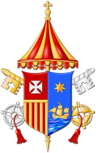 Arms (crest) of Basilica of Our Lady of Bonaria, Cagliari