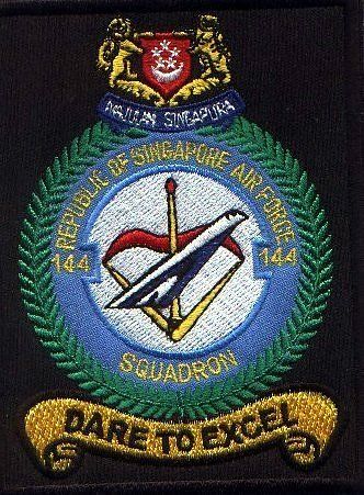 Arms (crest) of No 144 Squadron, Republic of Singapore Air Force
