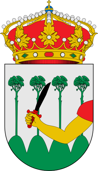 Escudo de San Bartolomé de Pinares/Arms (crest) of San Bartolomé de Pinares