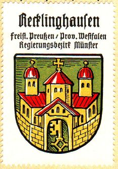 Wappen von Recklinghausen/Coat of arms (crest) of Recklinghausen