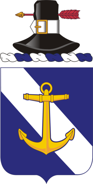 Coat of arms (crest) of 385th (Infantry) Regiment, US Army
