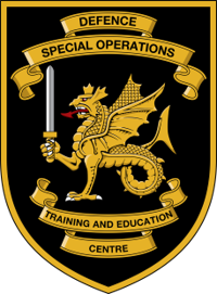 Coat of arms (crest) of the Defence Special Operations Training and Education Centre, Australia