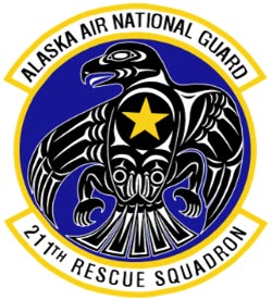 Coat of arms (crest) of the 211th Rescue Squadron, Alaska Air National Guard