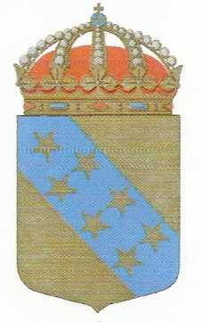 Coat of arms (crest) of the HMS Plejad, Swedish Navy