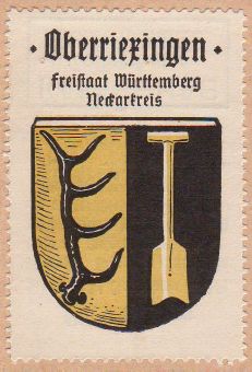 Wappen von Oberriexingen/Coat of arms (crest) of Oberriexingen