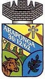Brasão de Araponga (Minas Gerais)/Arms (crest) of Araponga (Minas Gerais)