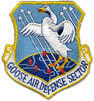 Coat of arms (crest) of the Goose Air Defence Sector, US Air Force