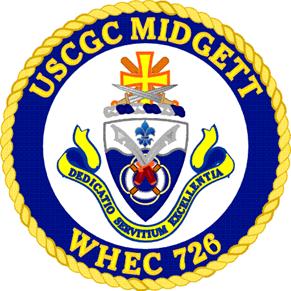 Coat of arms (crest) of the USCGC Midgett (WHEC-726)