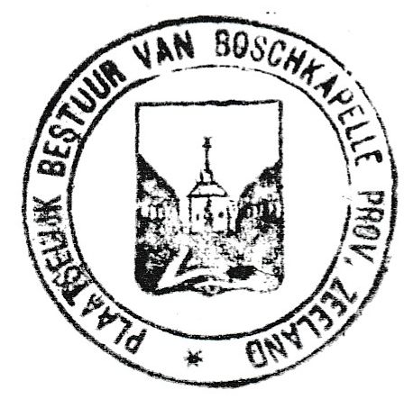 Wapen van Boschkapelle/Coat of arms (crest) of Boschkapelle