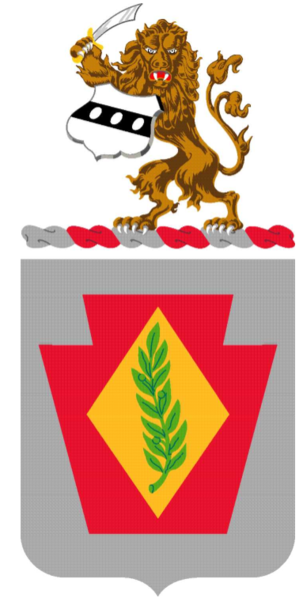 Coat of arms (crest) of the 28th Finance Battalion, Pennsylvania Army National Guard