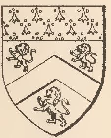 Arms of Gilbert Bourne