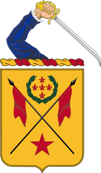 Coat of arms (crest) of 180th Field Artillery Battalion, Massachusetts Army National Guard