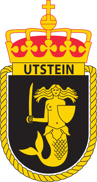 Coat of arms (crest) of the Submarine KNM Utstein, Norwegian Navy